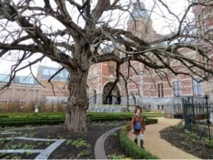 boom in tuin rijksmuseum