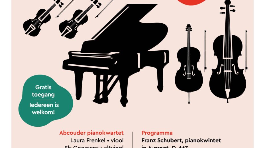 17 juni gratis concert Schubert in Odensehuis Zuid