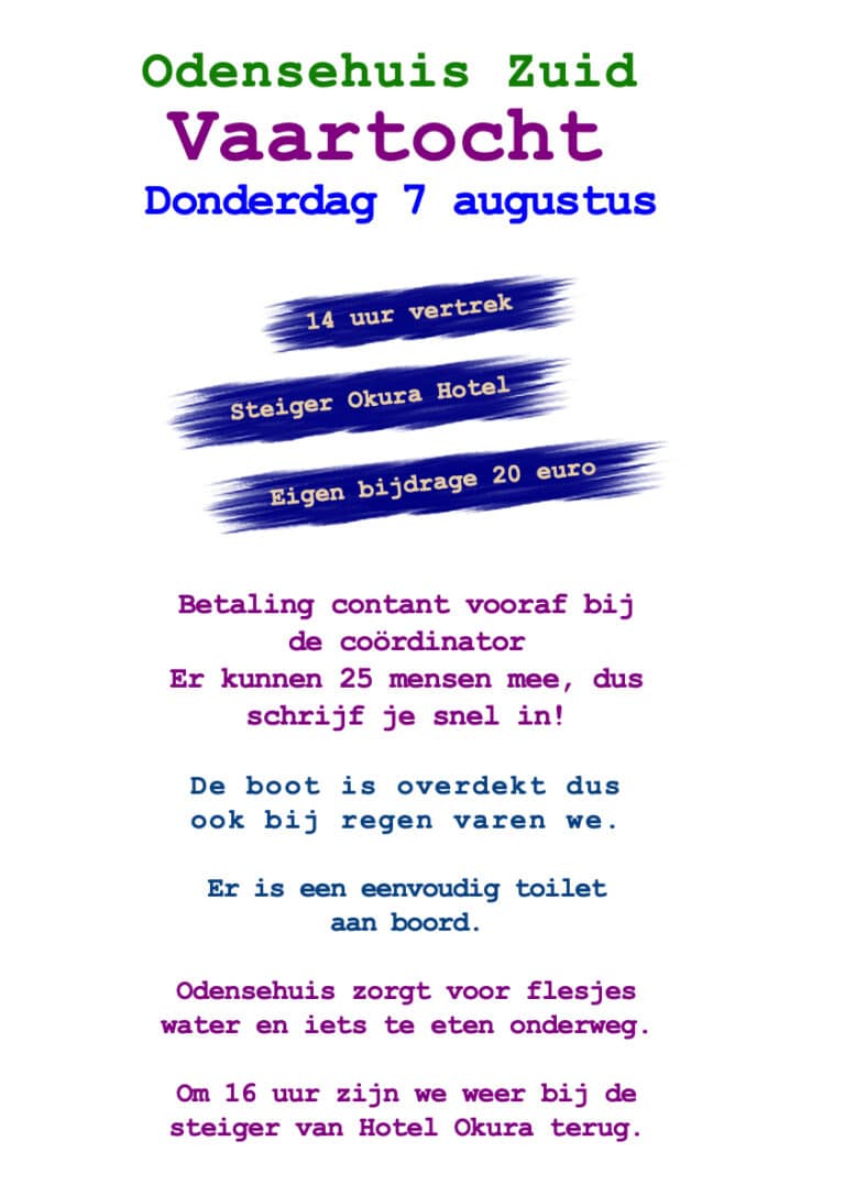 Ga mee varen met Odensehuis Zuid